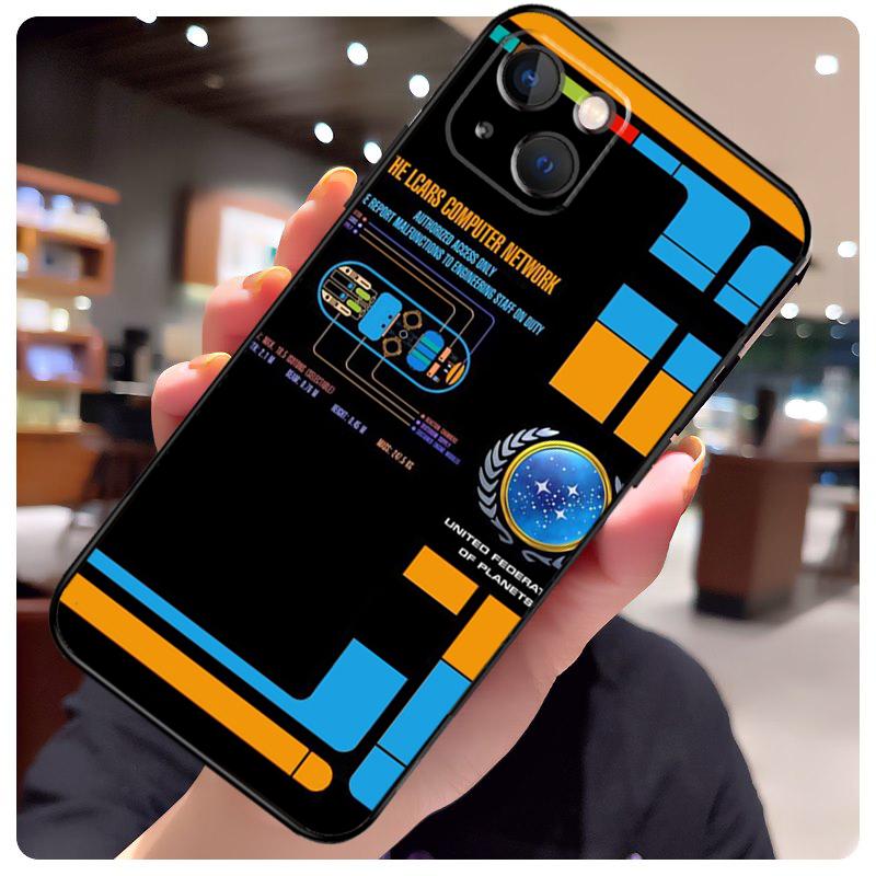 Stars And Treks Case For iPhone 11 12 13 14 15 Pro Max Plus 13 Mini X XS Max XR 7 8 Plus SE 2022 Cover Coque