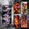 Чехол для телефона Kyojuro Rengoku D-Demon S-Slayer для iPhone 16,15,14,13,12,11,Pro,Max,Plus,X,XS,SE,E,Mini, Мягкий силиконовый черный чехол