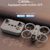 CZ06 Mini RC Quadcopter Drone - 480P HD Dual Camera, Obstacle Avoidance, Optical Flow, Cool Lights - Perfect Toy Gift for Kids