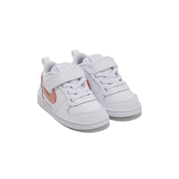 Nike Кеды Court Borough Low Walker для малышей Белые 870030-101