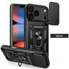Чехол для iPhone 17 Pro Max 17 Air Case Сдвижная защита камеры Кольцо-подставка Ударопрочный чехол для телефона для iPhone 17 Pro Capa