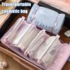 Сумка для туалетных принадлежностей Roll-Up складная косметичка органайзер для косметики 4 отделения большая вместимость