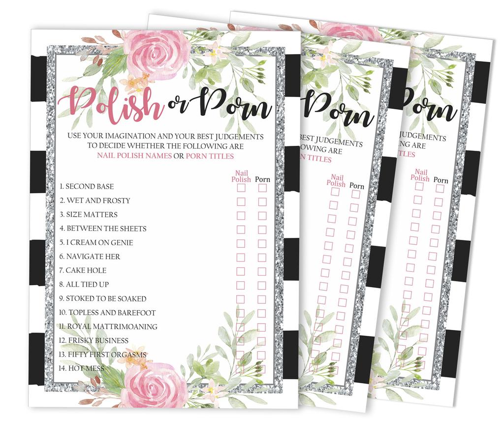 Inkdotpot 50A FloralA BingoA GameA CardsA For Bridal Wedding Shower Bachelorette Party Bulk Blank Square Fill In Gift