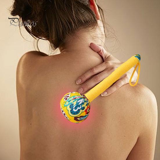 Лимфодренажный молоток для самостоятельного массажа тела с натуральной полынью, кассией и имбирем, портативная массажная палочка для облегчения мышц, целлюлита