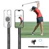 Golf Monopod Stick Record Your Swings with a Magnetic Smartphone Holder Comes with an Adjustable Tripod Mount and Spiked Stakes Golf Accessories Swing