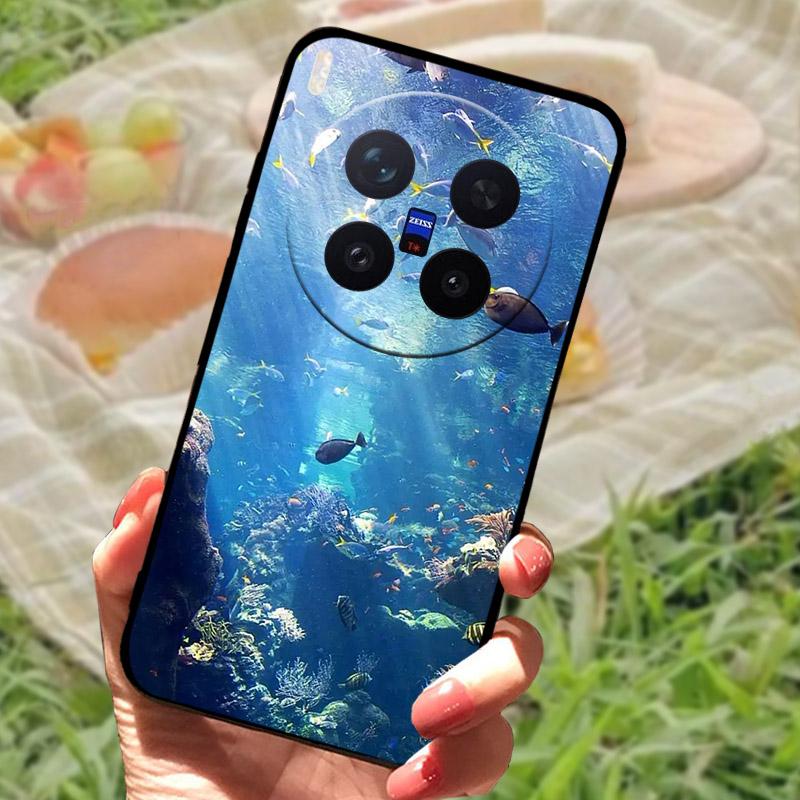 Чехол для VIVO X300 Pro 5G X300Pro V2502A Противоударный Силиконовый Мягкий ТПУ Задняя Крышка Для Телефона VIVO X 300 Pro Чехол Fundas