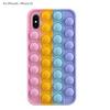 Цветной для 12 Pro Fidget Радужный Силиконовый Мягкий Чехол Чехол для Телефона Новый
