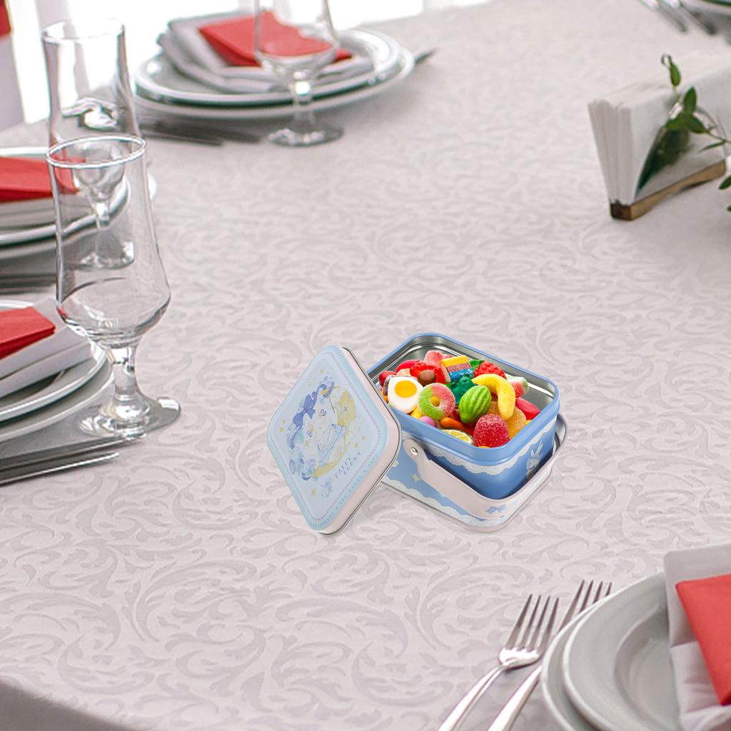 Jar Portable Tin Box Storage Boxes Festival Biscuit Containers Round Candy Tins