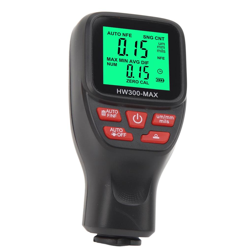 Coating Thickness Gauge High Accuracy Digital Thickness Measuring Tool for Metal Coating Film Paint 0‑2000um