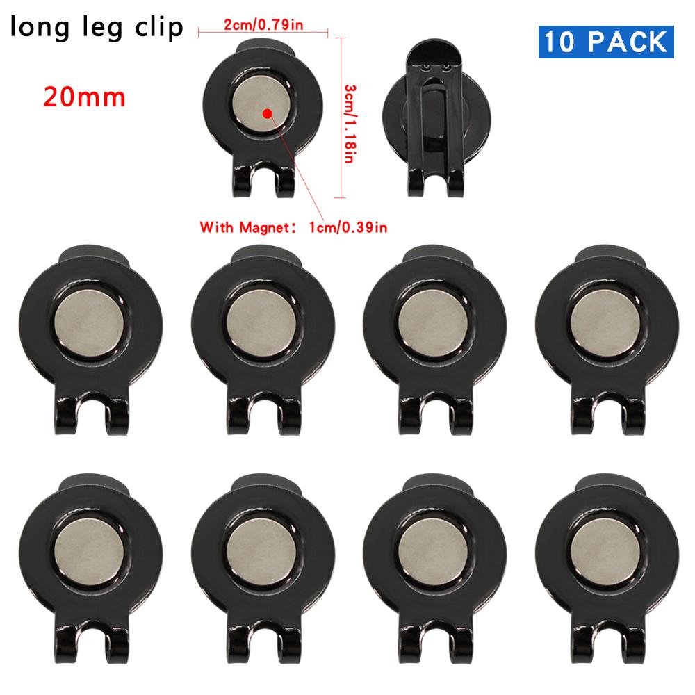 10 pcs Golf Hat Clip Magnetic Metal Golf Cap Clips Golf Accessories For Golf Ball Mark Marker Drop Ship 5
