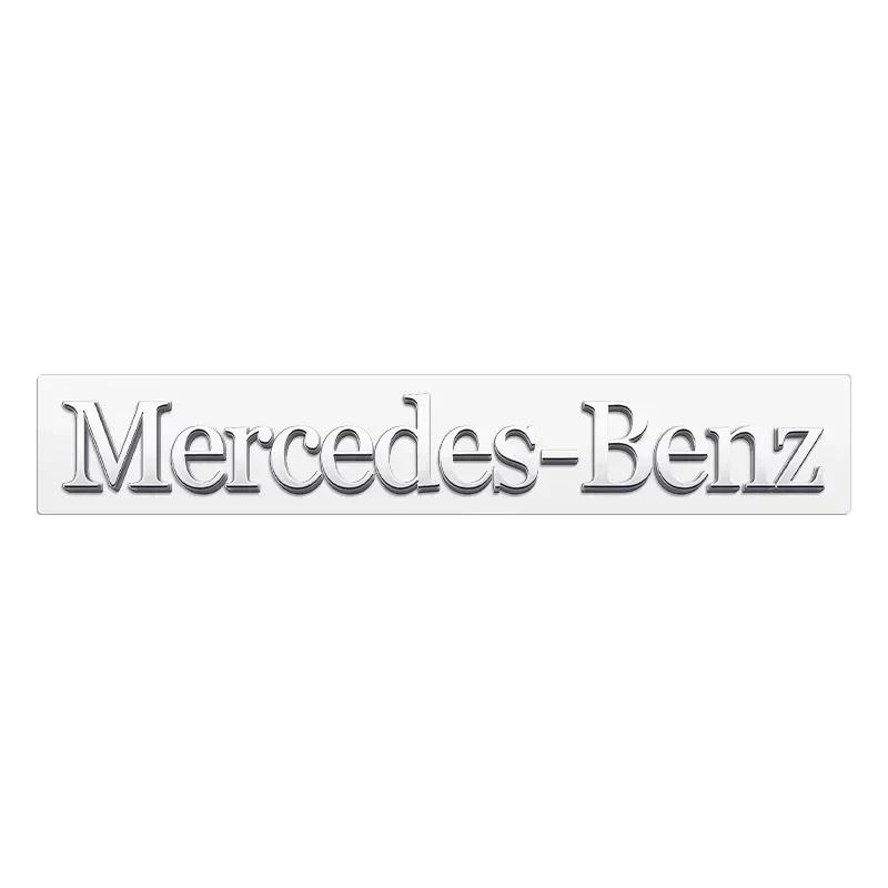 WXAKF1 Hot For AMG Car for Mercedes benz AMG 3D ABS Chrome Emblem Letters logo Car Trunk Badge Sticke For Mercedes Benz AMG W204 W205 W