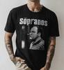 Футболка Сопрано, Сигары Тони Сопрано, с коротким рукавом, черного цвета, VK01952, Унисекс футболка