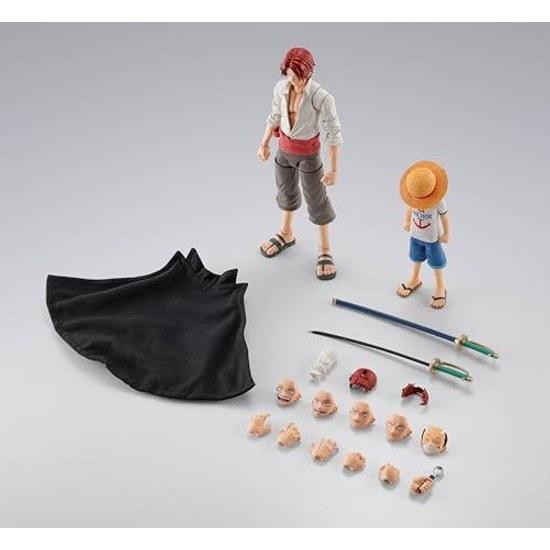 TAMASHII NATIONS - One Piece Шанкс Манки Д. Фигурка S.H.Figuarts: Детство Луффи
