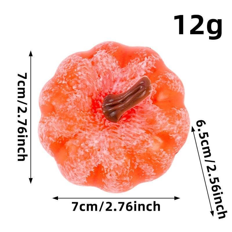 Simulation Vegetables Halloween Harvest Foam Pumpkin Restaurant Window Decorations Thanksgiving Photo Props