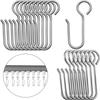 20Pcs Metal Curtain Track Hooks Drape Ceiling Shower Curtain Hanger Drapery Hook Pin Window Curtain