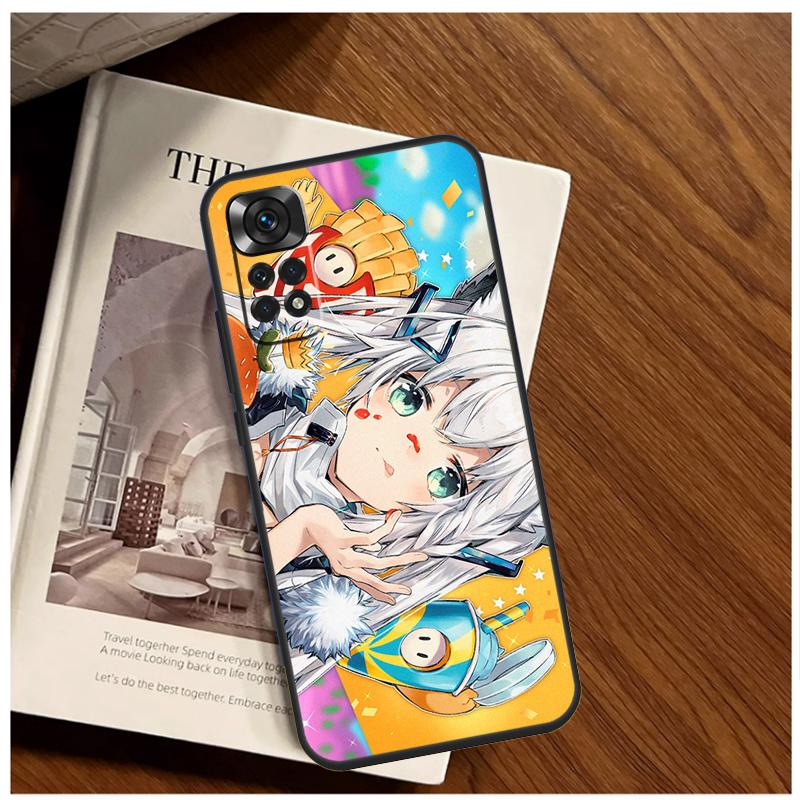 Чехол Hololive Shirakami Fubuki для Xiaomi Redmi Note 13 11 10 9 8 12 Pro Plus 12S 11S 10S 9S 10A 9C 10C 12C 13C Funda