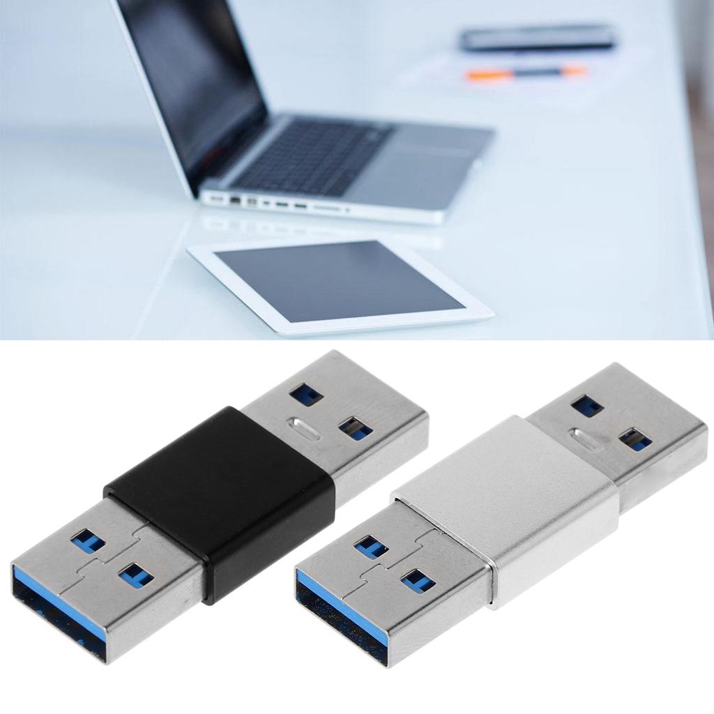 1 шт. Портативный USB 3.0 Male-Male Удлинительный Адаптер Высокоскоростной Соединитель Муфта Прочный Стабильный Мини Легкий Адаптер