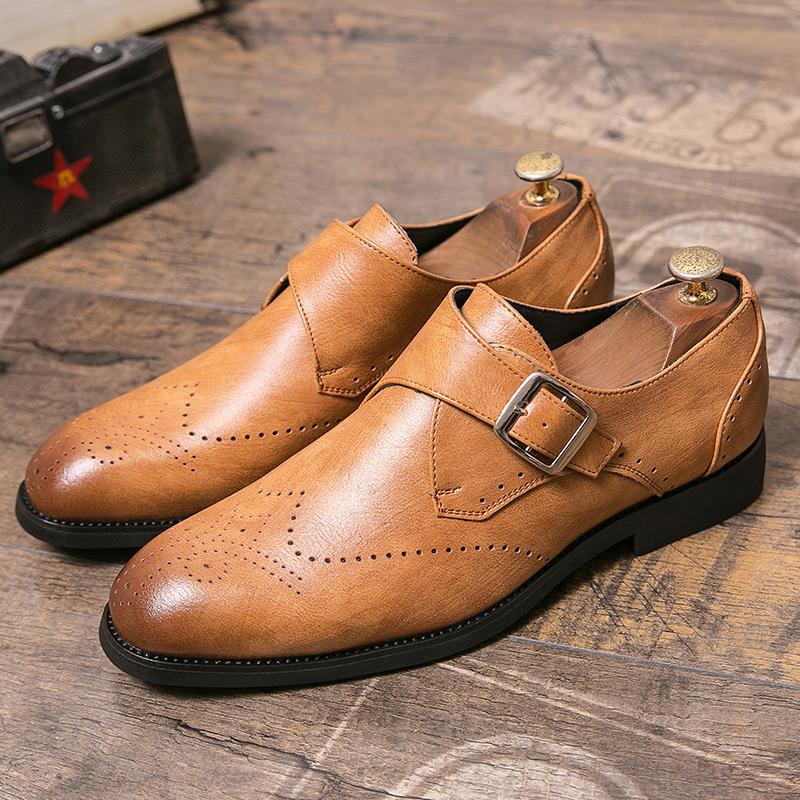 Роскошные туфли мужские из натуральной кожи итальянские оксфорды с застежкой-молнией, броги с пряжкой, деловые, свадебные, формальные туфли для мужчин