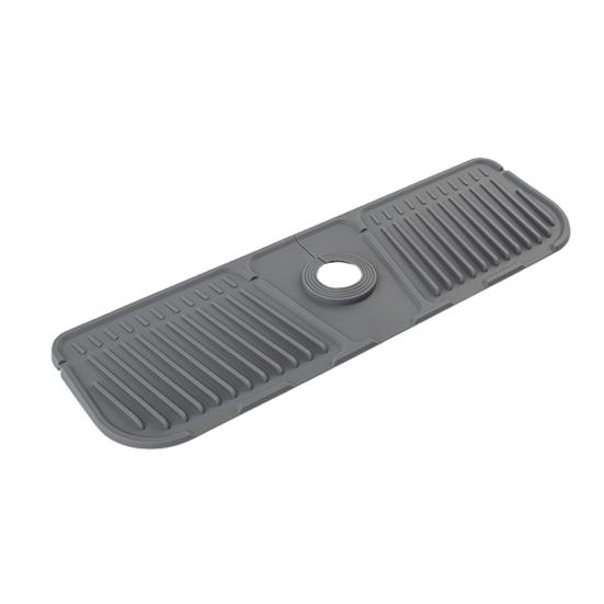 Силиконовый коврик для крана, обернутый вокруг смесителя, защита от брызг, сухая сушилка для кухни, ванной комнаты, столешницы, складной поддон для слива, многоцелевая раковина