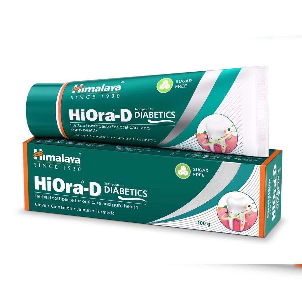 Himalaya Зубная паста HiOra-D для диабетиков 100 г без сахара X Упаковка из 2 шт.