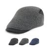 Сшитая мужская кепка с козырьком на осень-зиму, теплая кепка для пожилых людей