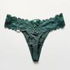 See-through T-back Breathable One Size Lace Design Thong