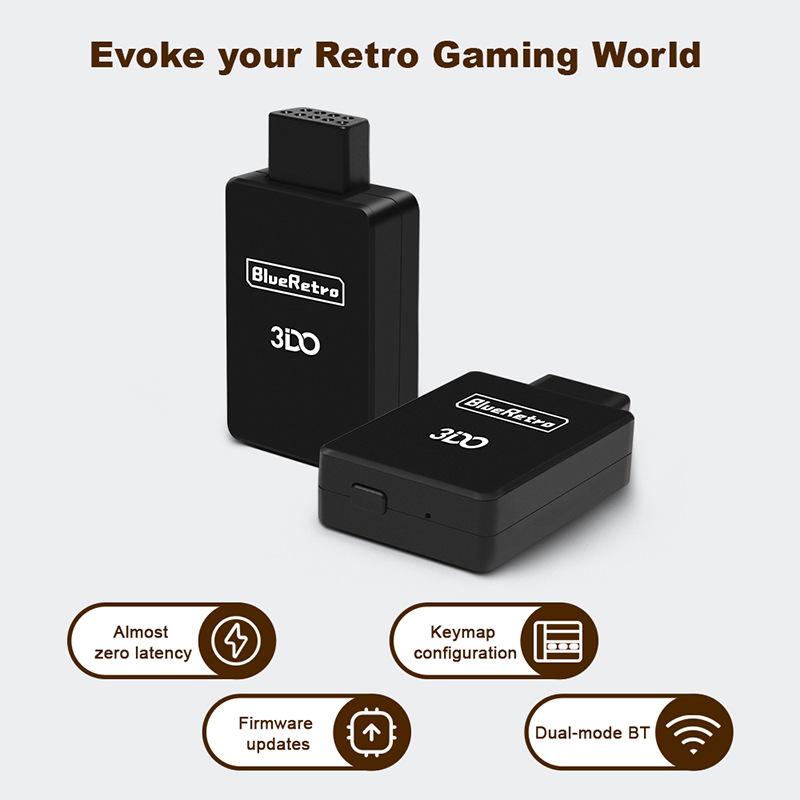 Адаптер беспроводного игрового контроллера Blueretro для 3DO FZ-1 FZ-10 Консолей для Gamesir T4 Pro PS4 PS5 8Bitdo
