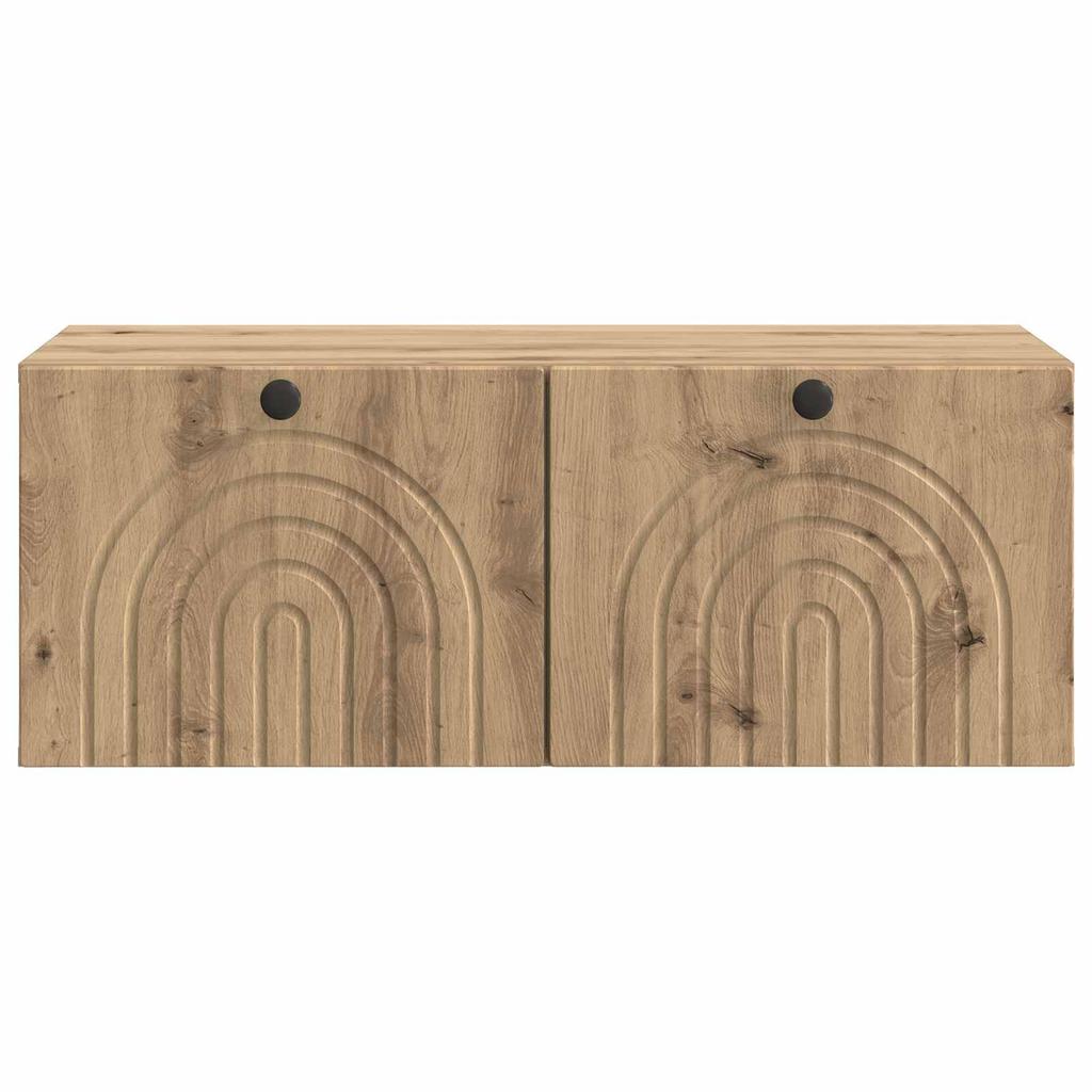 Wall Mounted TV Cabinet Artisan Oak 78.5 x 41 x 30 cm