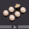 Non-slip Button Underbutton Removable Adjustable No-stitch Button No-stitch Pearl Button Shirt Decorative Brooch Button