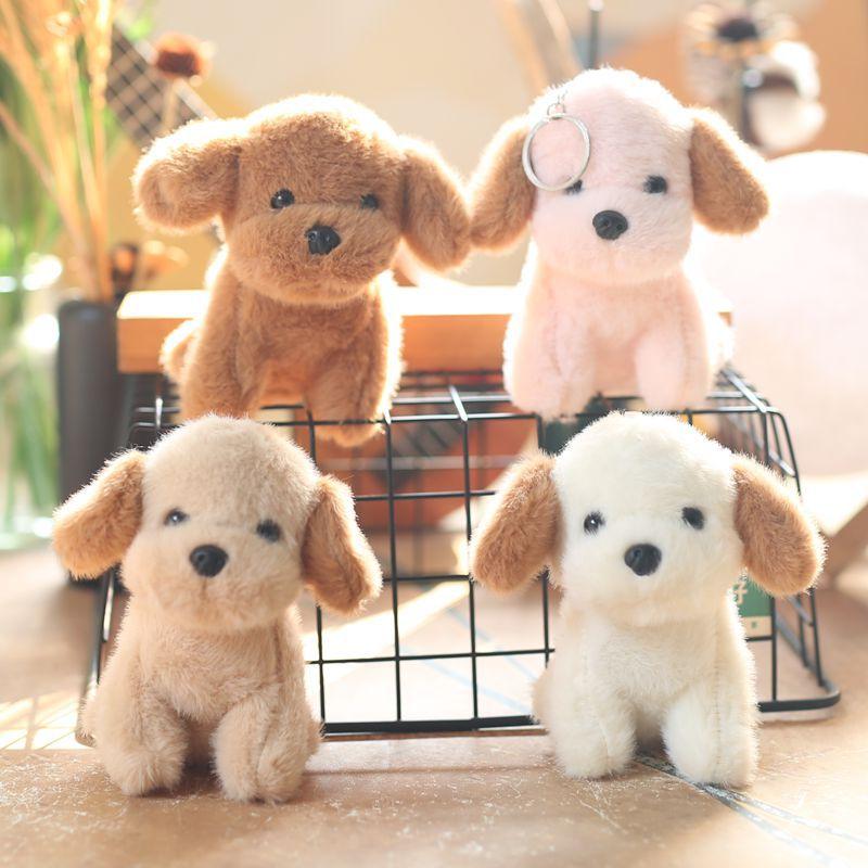 Cute and Cuddly Teddy Dog Pendant Plush Doll Puppy Bag Hanging Decorative Keychain Doll