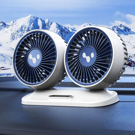 Удобный автомобильный охлаждающий вентилятор с 10 лезвиями, регулируемое тепловыделение