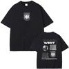 Rapper Kanye West Vultures New Music Album Graphic T Shirts Unisex Women Hip Hop Fashion Oversized Tshirts Male Cotton Tshirt