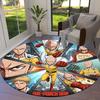 Onepunch Man Round Area Rug Carpet Rug For Living Room Bedroom Sofa Playroom Decor Nonslip Floor Mat
