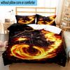 Motocross Rider In Action 3pcs Bedding,Including 1pc Duvet Cover And 2pcs Pillowcases Perfect for Christmas,Ideal for Bedroom, Dormitory