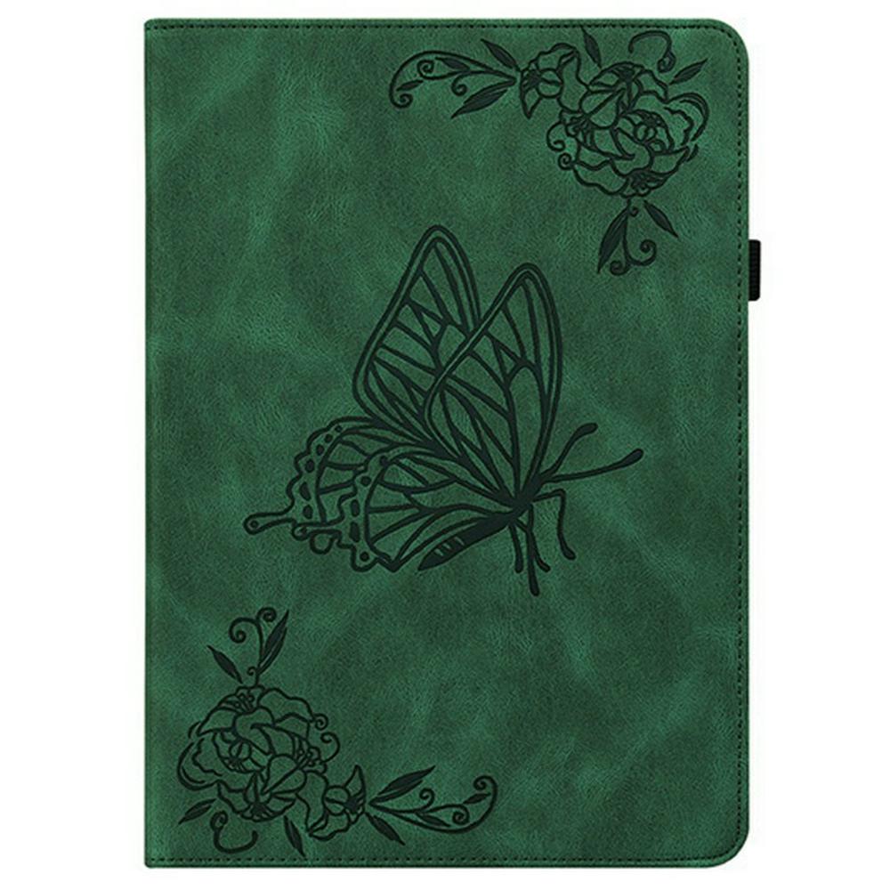 Чехол для Xiaomi Poco Pad X1/Pad 8 Pro/Pad 8/Pad 7 Pro/Pad 7, Кожаный чехол-книжка из PU кожи с принтом «Цветок бабочки» для планшета, с отделениями для карт