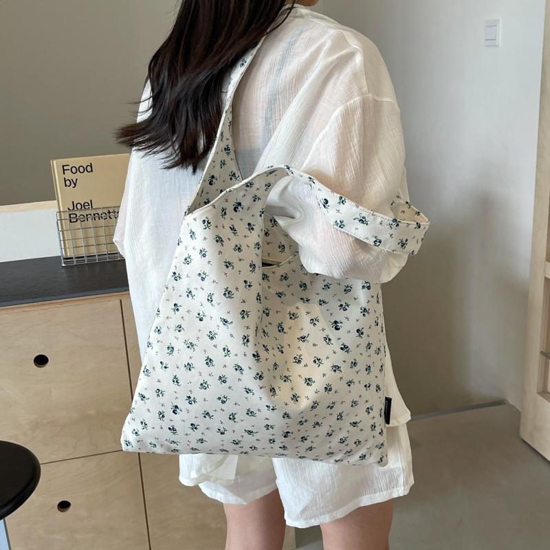 Сумка с цветочным принтом, женская сумка на плечо, женская дорожная сумка-тоут, сумка для подмышек