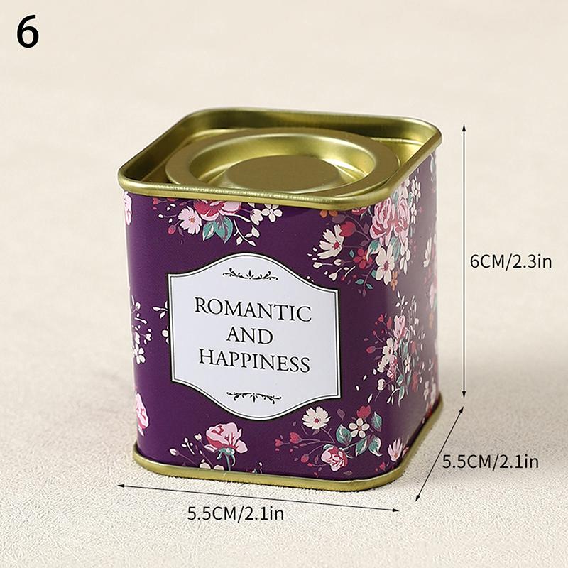 Контейнеры для чайных емкостей, банки для свечей, кофейные конфеты, закуски, маленькие жестяные мини-контейнеры для хранения, герметичные банки, упаковка для чайной посуды