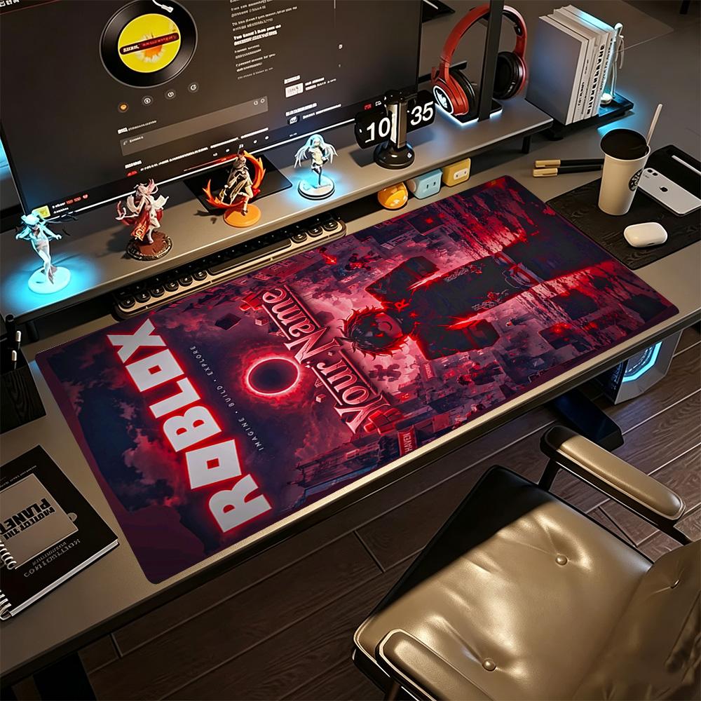 Roblox Customize Your Name Mouse Pad Gaming Laptop Mouse Pad Desktop Mouse Pad Non-Slip Rubber Base Gaming Accessories Ideal Gift for Gamers