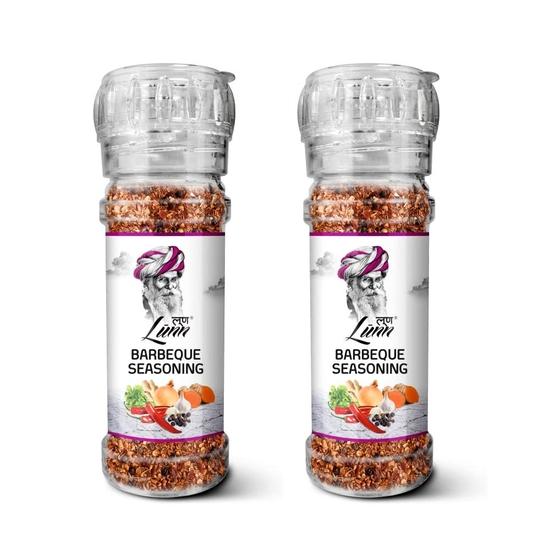 LUNN Barbeque Seasoning | 70 GMS | Pack of 2 ( Grinders)