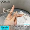 CCspace Очки для зрения Прозрачные Компьютерные Очки Модные Женские Очки С Диоптриями Квадратные Очки 315370