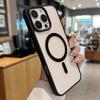 Прозрачный чехол Magsafe для iPhone 16 15 14 Plus 13 12 11 Pro X XR Max Mini Магнитный чехол для беспроводной зарядки