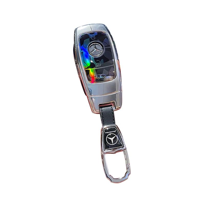PNR1 Car Key Cover Case Shell Keychain For Mercedes Benz A C E S G GLS CLA Class W213 W177 W205 W222 X167 W176 AMG Accessories