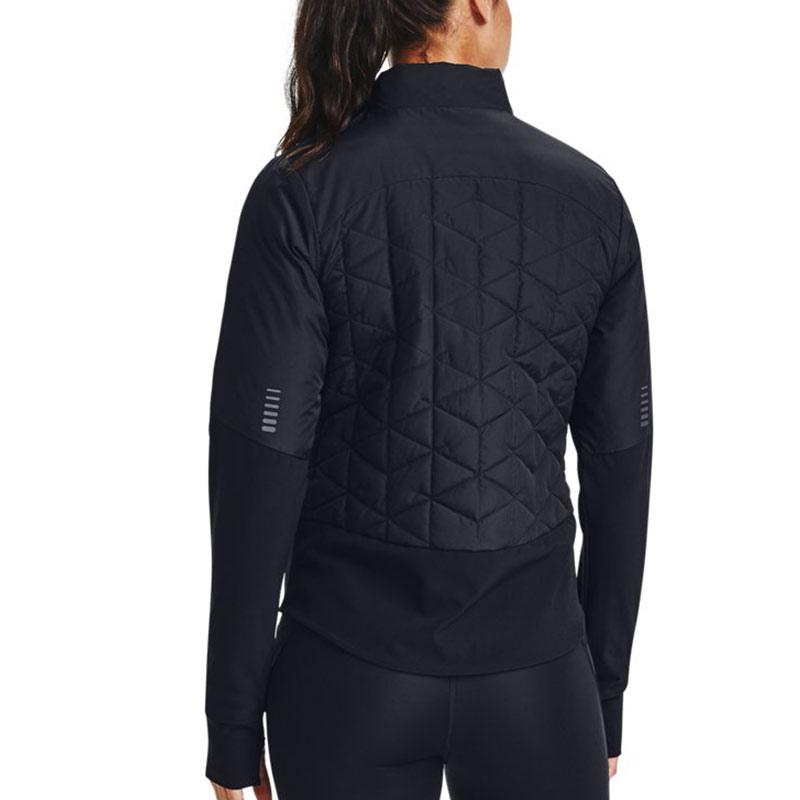 Under Armour Cg Reactor Run Hybrid однотонная спортивная теплая куртка женская куртка черная 1355809-001