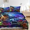 3Pcs Arcane League Legends Characters Bedding Sets For All Sizes New 3D Printed Bed Cover Comforter Duvet Cover Pillowcase Bedroom Decoration
