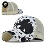 Foreign Trade Cow Color Cross Ponytail Hat European and American Women Ponytail Hat Sunscreen Visor Ponytail Baseball Cap