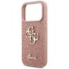 Etui Guess Fixed Glitter Big 4G na iPhone 17 Pro - różowe