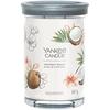 Bougie Parfumée - YANKEE CANDLE - Coconut Beach - Cire De Soja - Double Mèche - Verre Élégant