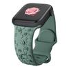 Ремешок для Apple watch band 45мм 44мм 42мм 40мм 41мм 49мм 38мм Браслет с цветочным гравированным узором correa iWatch Series 8 7 6 9 SE ultra 5 4