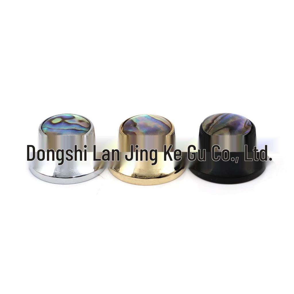 Metal Shell Bass & Electric Guitar Volume/Tone Control Knob Cap