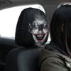 2Pcs Comfortable Halloween Car Headrest Cover Automotive Seat Headrest Cover  All Seasons Use